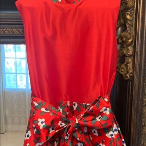 Oscar de la Renta Red Dress